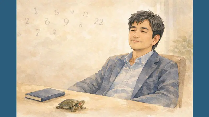 数秘術で人生を整理するための考え方を表したイラスト