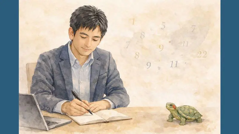 数秘術で人生を整理するための考え方を表したイラスト