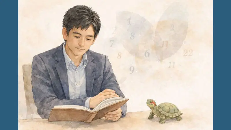 数秘術で人生を整理するための考え方を表したイラスト