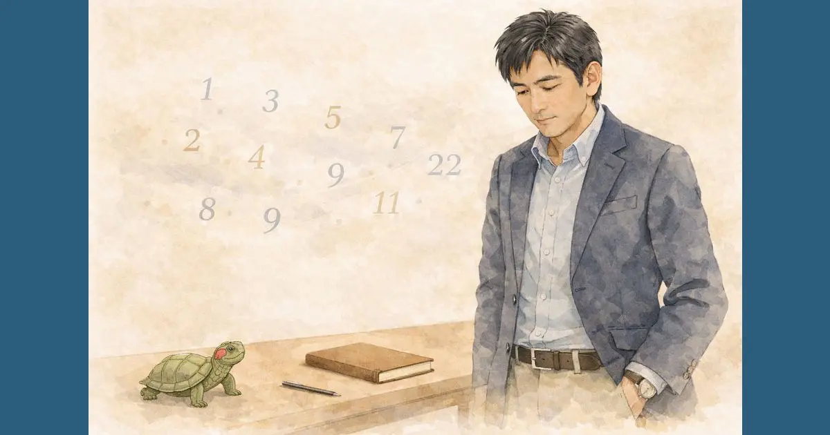 数秘術で人生を整理するための考え方を表したイラスト