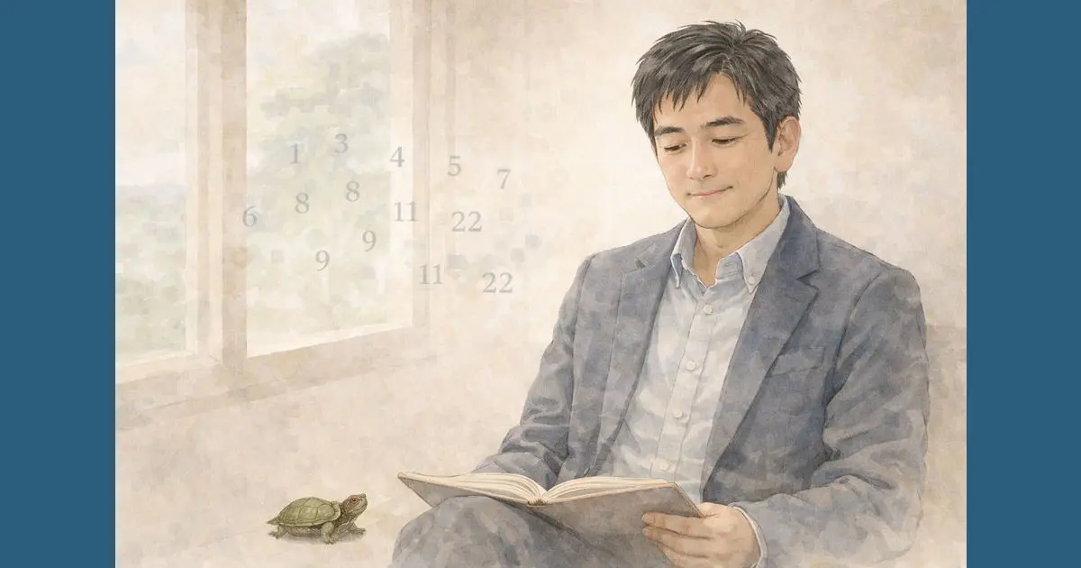 数秘術で人生を整理するための考え方を表したイラスト