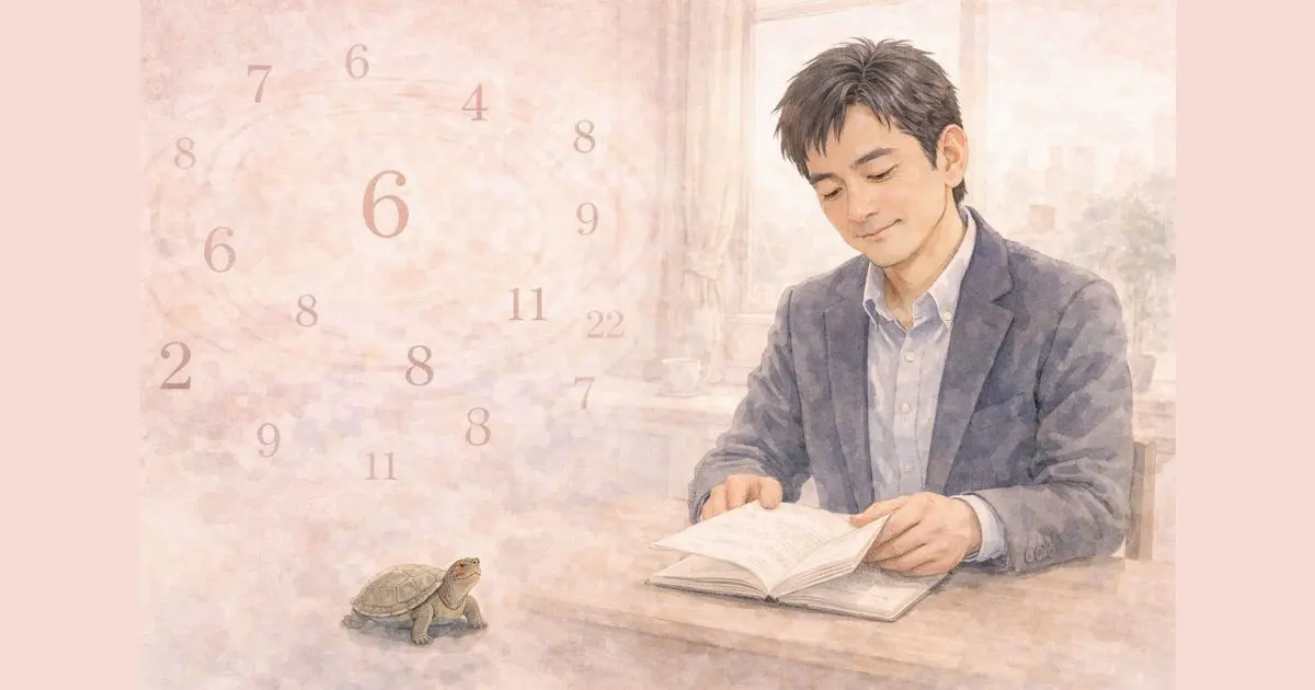 数秘術で人生を整理するための考え方を表したイラスト