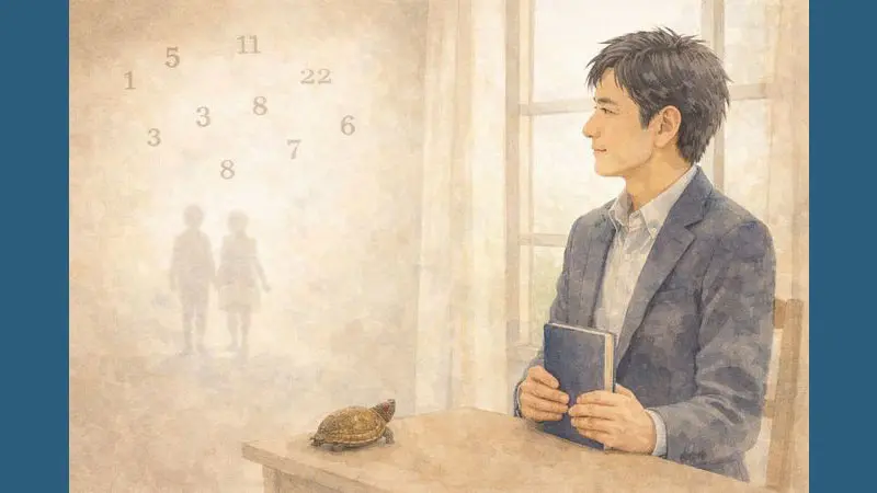 数秘術で人生を整理するための考え方を表したイラスト