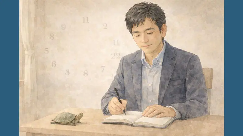 数秘術で人生を整理するための考え方を表したイラスト