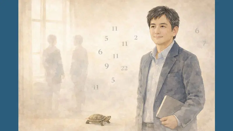 数秘術で人生を整理するための考え方を表したイラスト