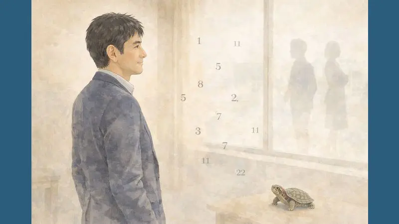 数秘術で人生を整理するための考え方を表したイラスト