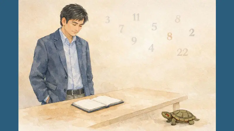 数秘術で人生を整理するための考え方を表したイラスト