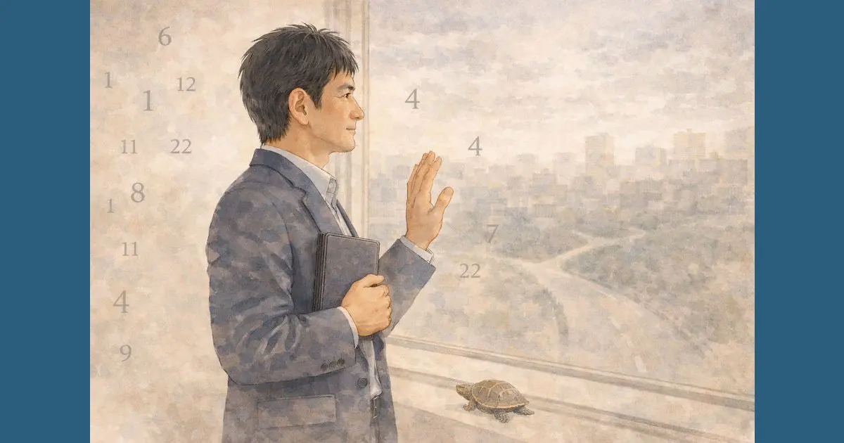 数秘術で人生を整理するための考え方を表したイラスト