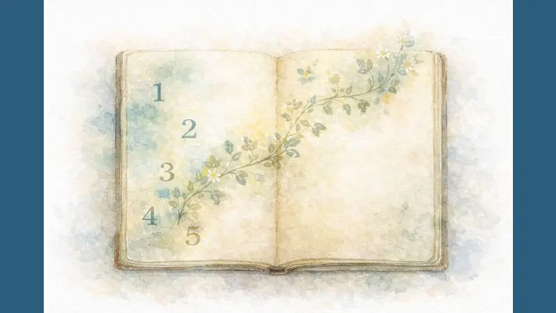 数秘術で人生を整理するための考え方を表したイラスト