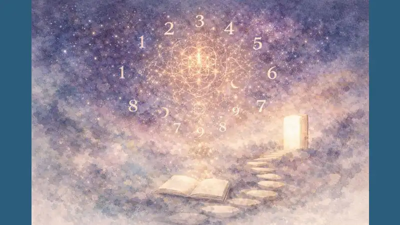 数秘術で人生を整理するための考え方を表したイラスト