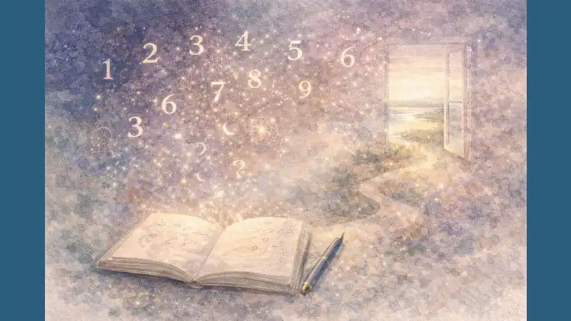 数秘術で人生を整理するための考え方を表したイラスト