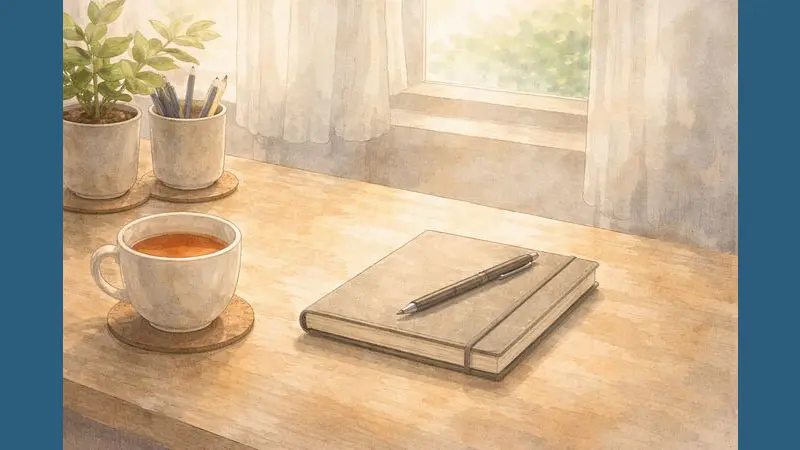 数秘術で思考を整理するための考え方を表したイラスト
