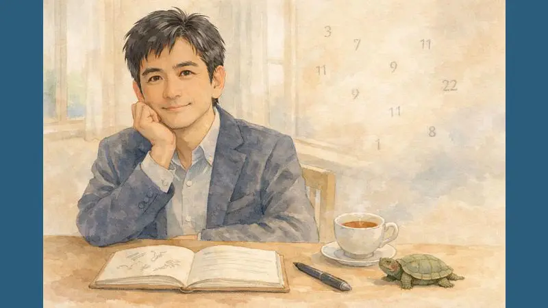 数秘術で人生を整理するための考え方を表したイラスト