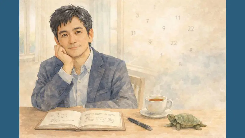 数秘術で人生を整理するための考え方を表したイラスト