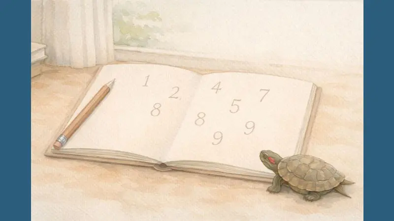数秘術で思考を整理するための考え方を表したイラスト
