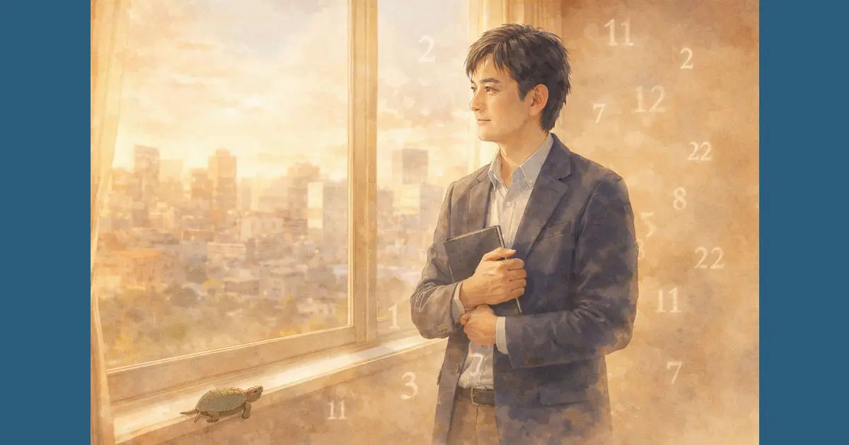 数秘術で人生を整理するための考え方を表したイラスト