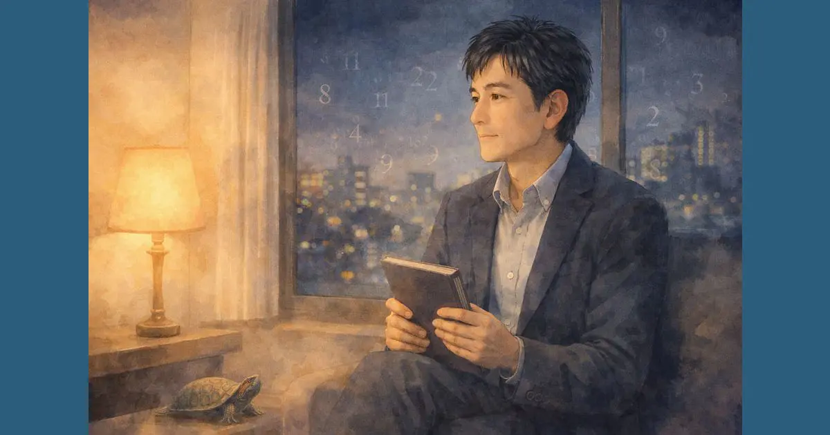 数秘術で人生を整理するための考え方を表したイラスト