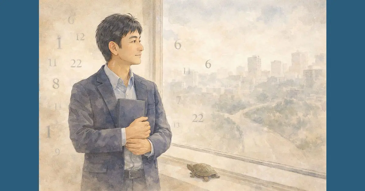 数秘術で人生を整理するための考え方を表したイラスト