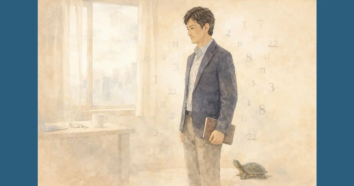 数秘術で人生を整理するための考え方を表したイラスト