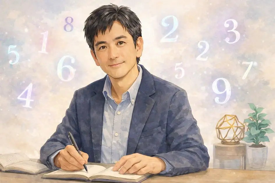 数秘術で人生を整理するための考え方を表したイラスト