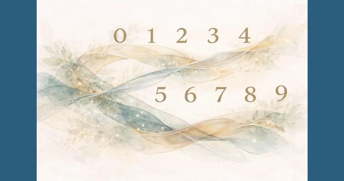 数秘術で人生を整理するための考え方を表したイラスト