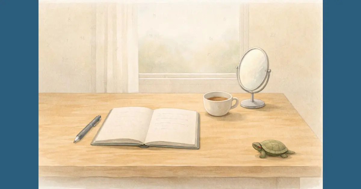 数秘術で人生を整理するための考え方を表したイラスト