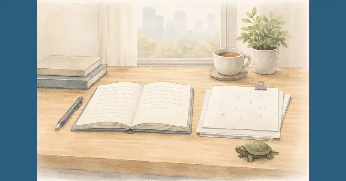 数秘術で人生を整理するための考え方を表したイラスト