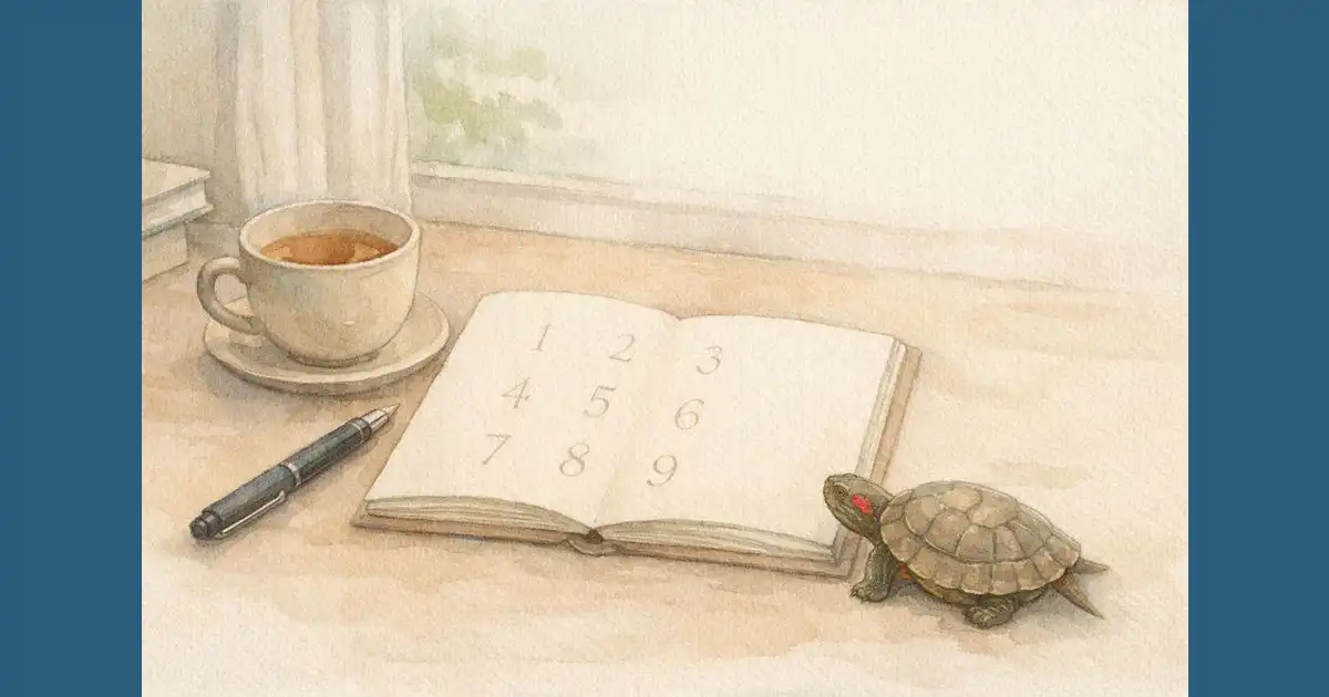 数秘術で思考を整理するための考え方を表したイラスト